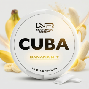 Snus CUBA White Banana Hit 10.4MG