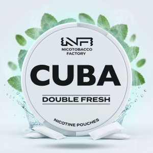 Snus CUBA White Double Fresh
